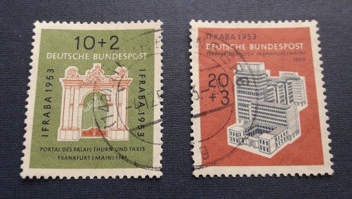 Zdjęcie oferty: Znaczki Niemcy 1953 kasowane