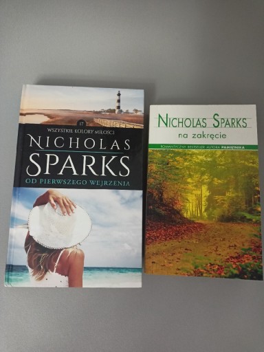 Zdjęcie oferty: Nicholas Sparks-Na zakręcie/Od pierwszego wejrze.