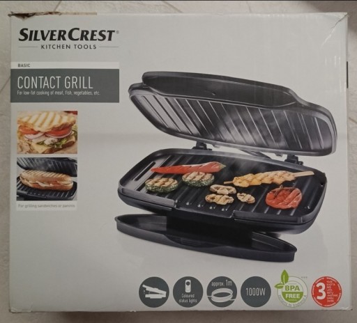 Zdjęcie oferty: SILVERCREST grill kontaktowy 1000 W, SKG 1000 C1