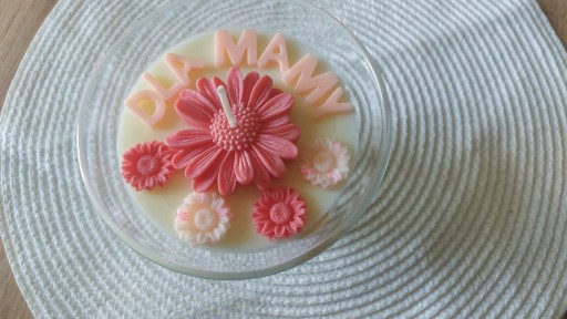 Zdjęcie oferty: PREZENT DLA MAMY Świeca sojowa w szkle Dzień Matki