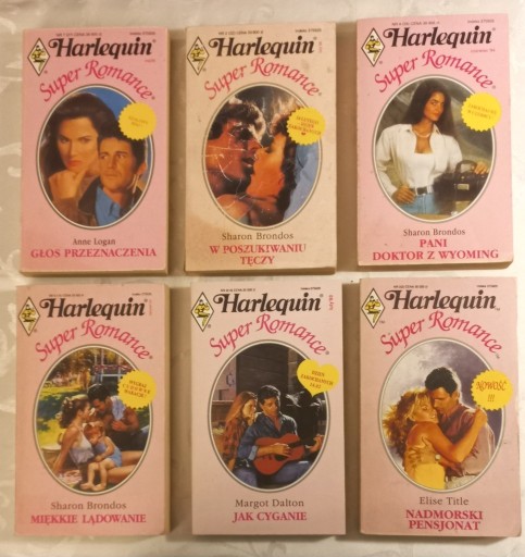 Zdjęcie oferty: HARLEQUIN Super Romance zestaw 6 książek HARLEKIN