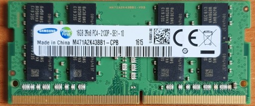 Zdjęcie oferty: Pamięć RAM SAMSUNG16GB 2Rx8 PC4-2133p-se1-10