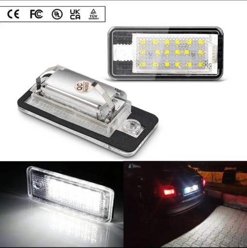 Zdjęcie oferty: Podświetlenie rejestracji Audi A3 A4 A6 A8 Q7 LED
