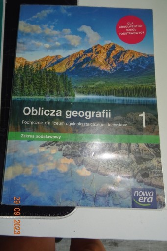 Zdjęcie oferty: Oblicza geografii 1. Podręcznik. Zakres podstawowy