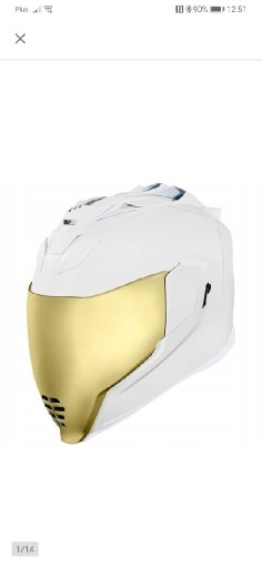 Zdjęcie oferty: Nowy kask motocyklowy ICON PEACE KEEPER biały 