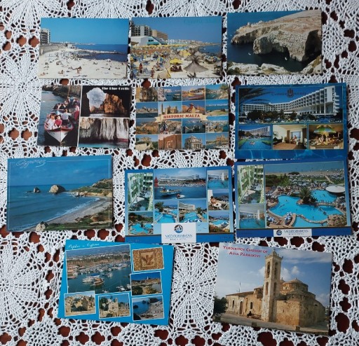 Zdjęcie oferty: Malta i Cypr,zestaw 11 pocztówek