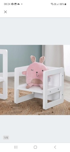 Zdjęcie oferty: Białek krzesełko drewniane dla dziecka