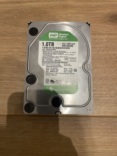 Zdjęcie oferty: HDD 1TB WD Green Uszkodzony 