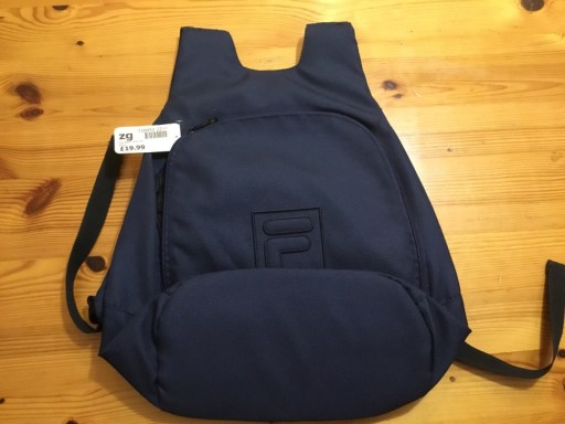 Zdjęcie oferty: Nowy granatowy plecak Fila szkolny, na wycieczki
