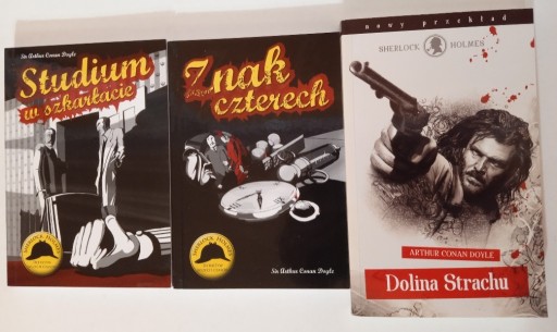 Zdjęcie oferty: Sherlock Holmes: trzy powieści - Doyle 