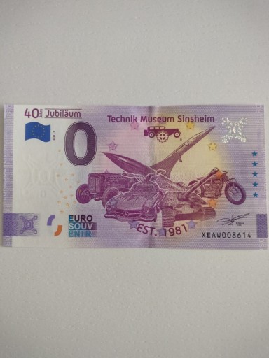 Zdjęcie oferty: O euro banknot kolekcjonerski 
