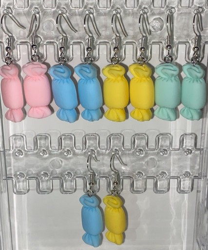 Zdjęcie oferty: Kolczyki cukierek cukierki różne kolory handmade