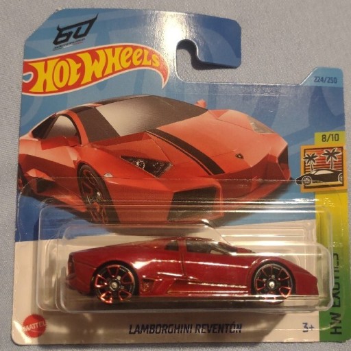 Zdjęcie oferty: Auto nowe hot wheels czerwony Lamborghini Reventów