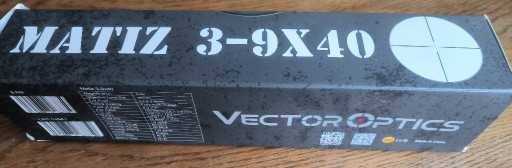 Zdjęcie oferty: Luneta Vector Optics Matiz 3-9x40