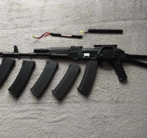 Zdjęcie oferty: Cm040 Cyma - Replika AK-74 ASG - zestaw po tuningu