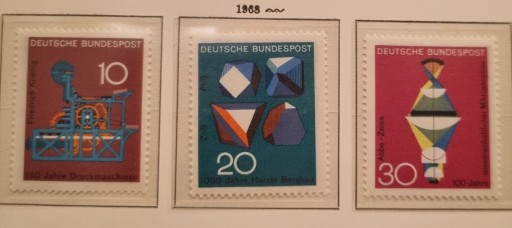 Zdjęcie oferty: Niemcy RFN 1968 drukarstwo piękna seria