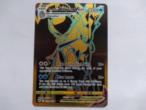 Zdjęcie oferty: Karta Pokemon Ice Rider Calyrex VMAX TG29