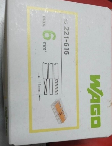 Zdjęcie oferty: Wago 221-615 paczka 15 sztuk