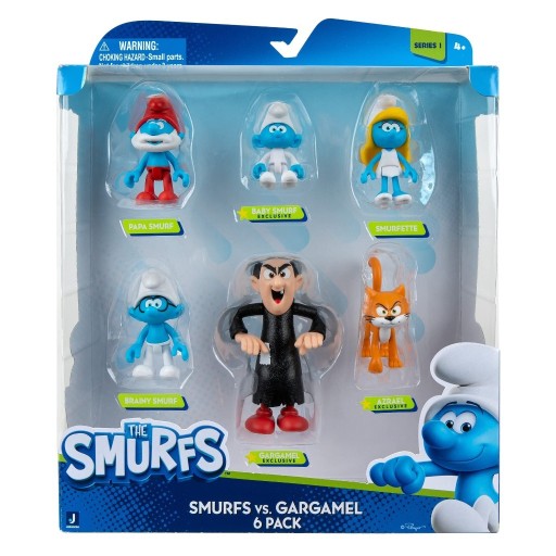 Zdjęcie oferty: Zestaw figurek Smerfy 6 szt Figurki Smurfs GARGAMEL