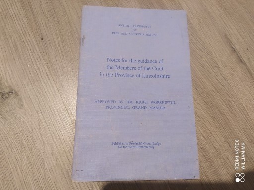 Zdjęcie oferty: książka/dokument   Anglia  masoński  -  masoni 