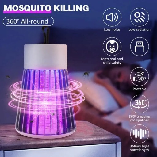 Zdjęcie oferty: Lampa owadobójcza na komary muchy ćmy lampa UV