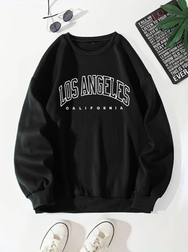 Zdjęcie oferty: Damska bluza bez kaptura Los Angeles modna y2k