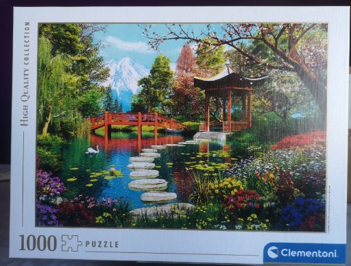 Zdjęcie oferty: Puzzle 1000 Clementoni Fuji garden