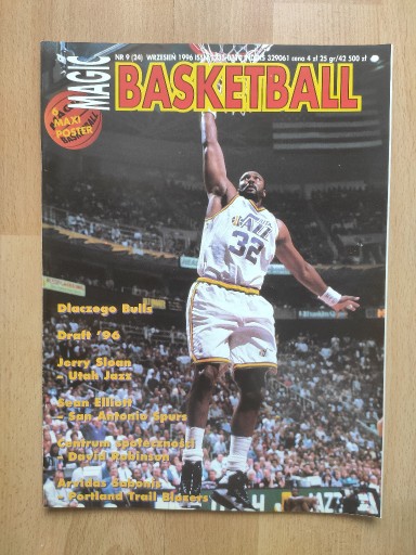 Zdjęcie oferty: MAGIC BASKETBALL NR 9(24) 1996 ROK