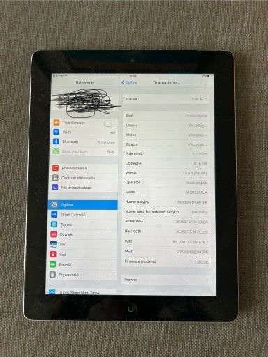 Zdjęcie oferty: Apple Ipad 4 czwarta generacja, stan dobry