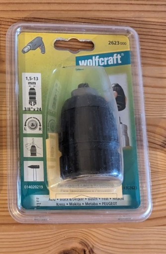 Zdjęcie oferty: Wolfcraft uchwyt wiertarski 1.5-13mm