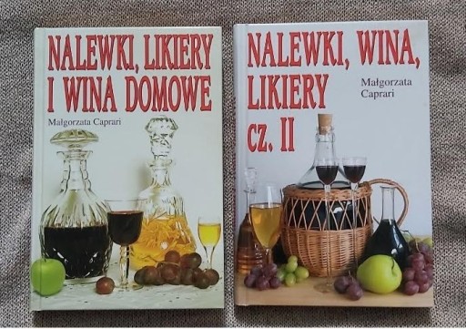 Zdjęcie oferty: Nalewki, wina, likiery Małgorzata Caprari- komplet