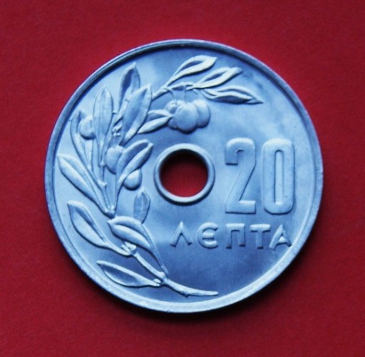 Zdjęcie oferty: 20  Lepta 1969 r  -     Grecja   stan menniczy !!!