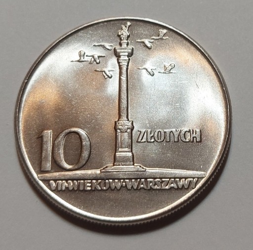 Zdjęcie oferty: 10 złotych 1965 - Kolumna Zygmunta