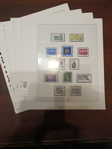 Zdjęcie oferty: RFN BUND Rocznik 1984 - kasowane  Karty LINDNER