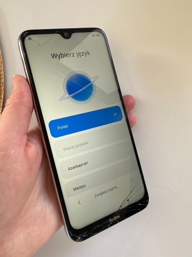 Zdjęcie oferty: Smartfon Redmi Note 8T 64GB, uszkodzony ekran