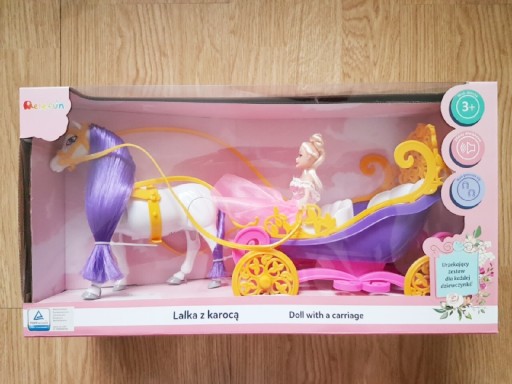 Zdjęcie oferty: Lalka Barbie z karocą Koń 