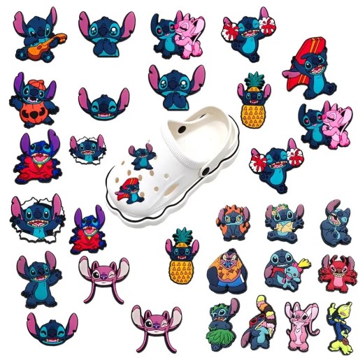 Zdjęcie oferty: Przypinki do Crocs Stitch Disney zestaw 22 szt