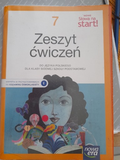 Zdjęcie oferty: ZESZYT ĆWICZEŃ DO j polskiego KLASA 7 NOWA ERA