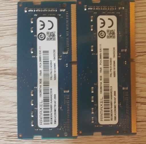 Zdjęcie oferty: Lenovo Y540 - Oryginalny RAM RAMAXEL zestaw 2x8 GB