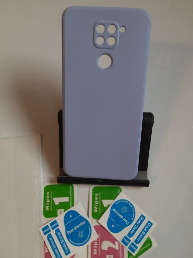 Zdjęcie oferty: Etui do Xiaomi Redmi Note 9 z mikrofibrą 3x szkła 