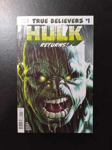 Zdjęcie oferty: True Believers: Hulk Returns No. 1, 2019, Marvel