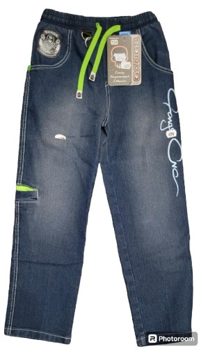 Zdjęcie oferty: Spodnie jeansy chłopięce 134 cm OKAZJA