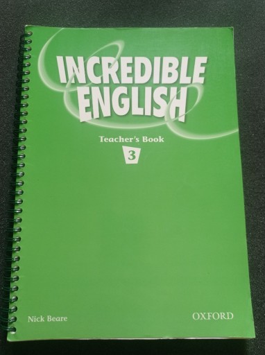 Zdjęcie oferty: incredible english Teacher's book 3