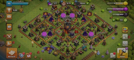 Zdjęcie oferty: 12. Konto Clash of Clans TH10 | 96LV | 166 Gem