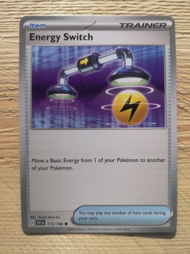 Zdjęcie oferty: Karty pokemon Trener Energy Switch 173/198