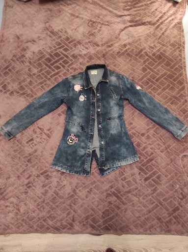 Zdjęcie oferty: Jeansowa kurtka dziewczęca, rozmiar 158-164