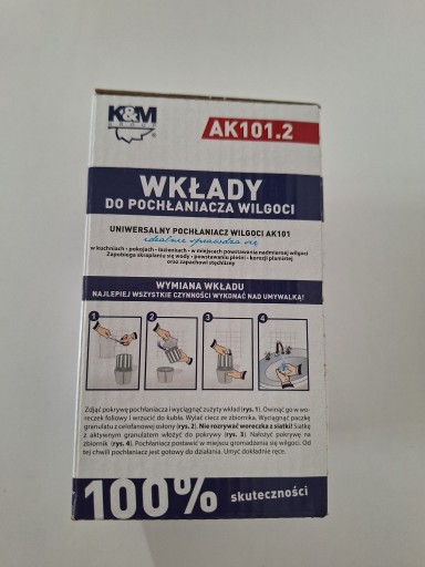 Zdjęcie oferty: Wkłady do pochłaniacza wilgoci 2 sztuki