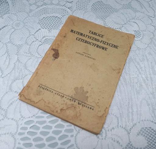 Zdjęcie oferty: TABLICE MATEMATYCZNO-FIZYCZNE  -1938 r.