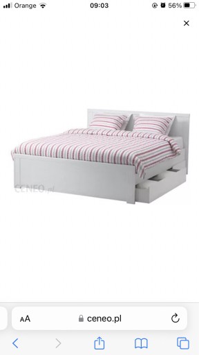 Zdjęcie oferty: Łóżko Brusali 160x200 IKEA