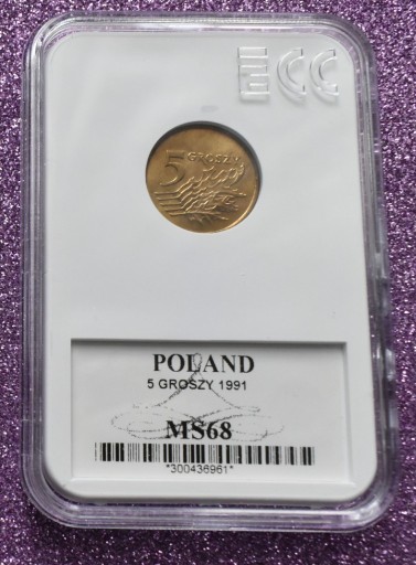 Zdjęcie oferty: 5 groszy 1991 ms 68